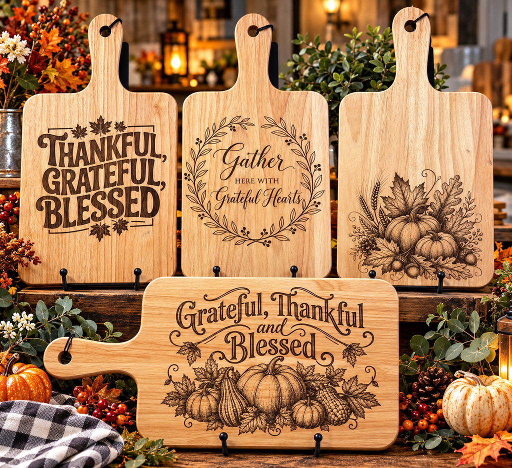 Wooden Laser Engraved Cutting Boards
