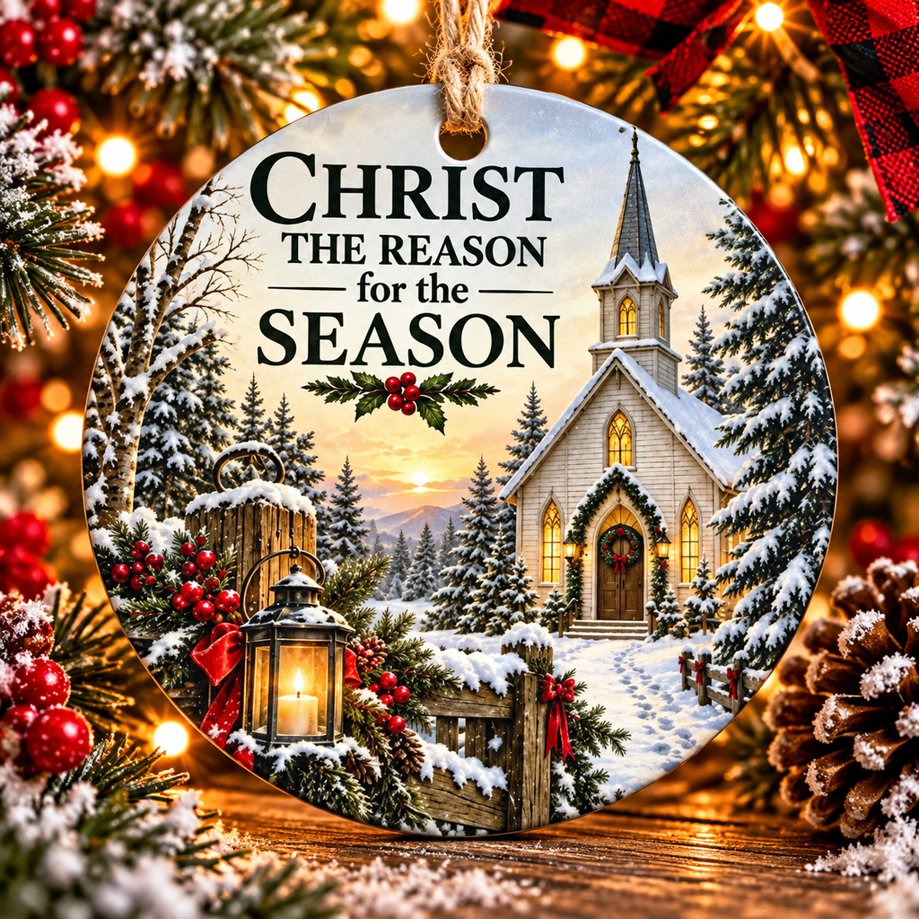 3 Inch Metal Ornament
