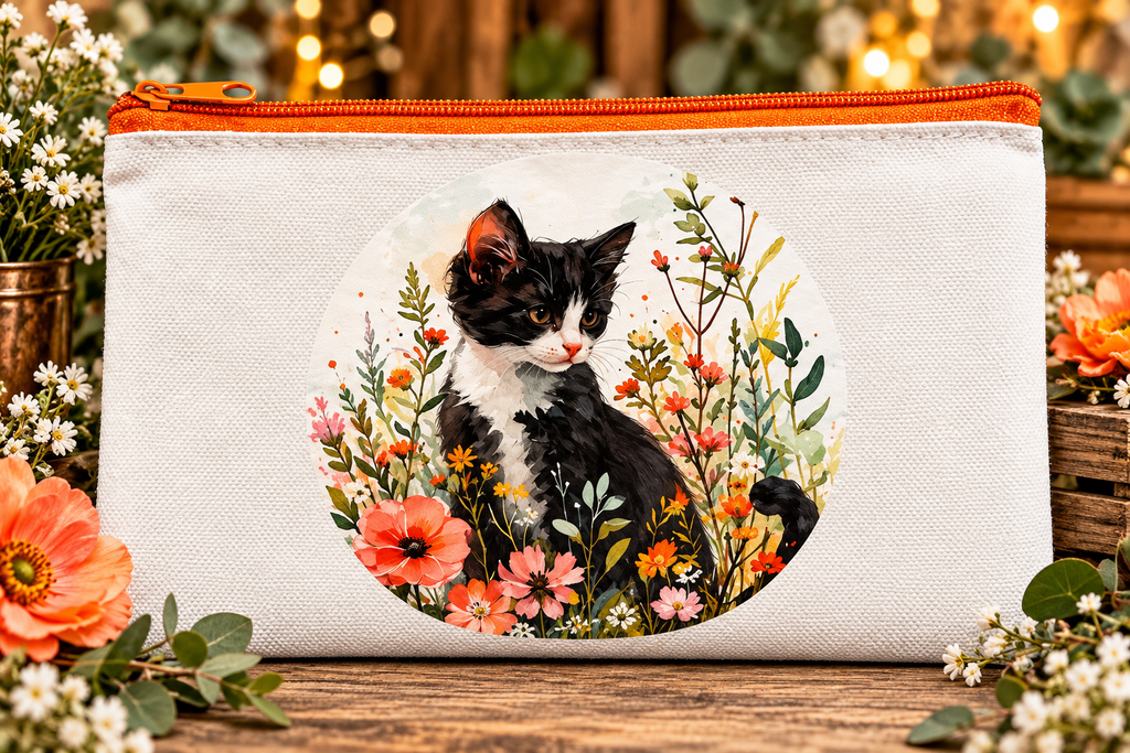 Small Canvas Zipper Bag