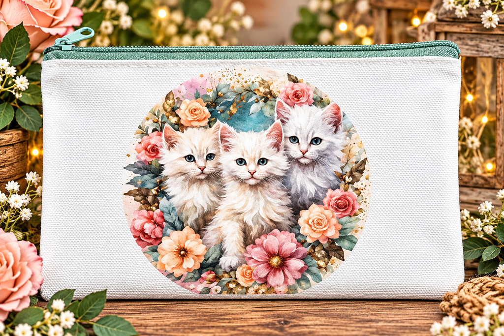 Small Canvas Zipper Bag