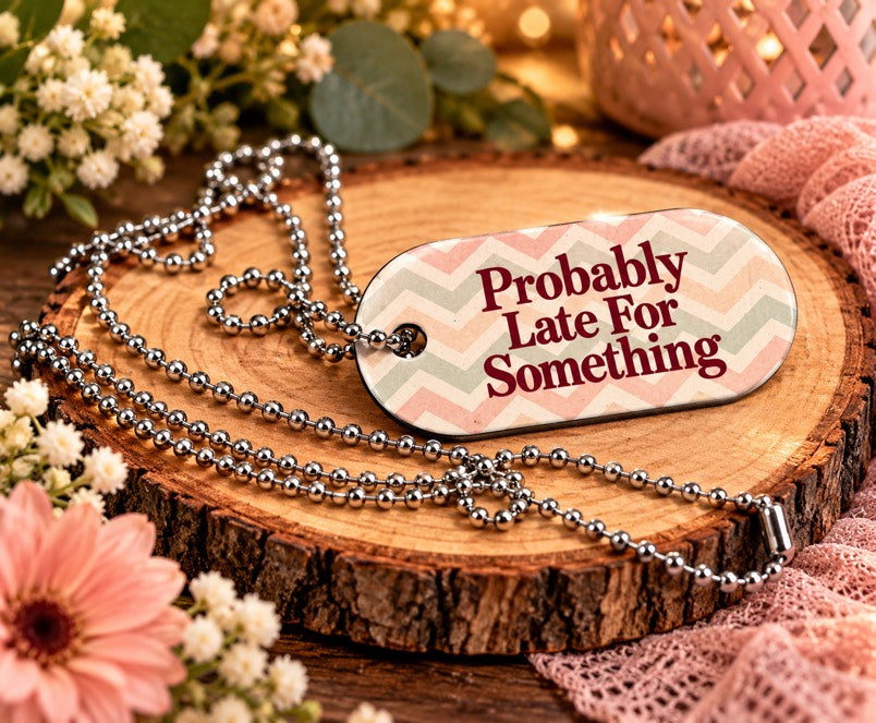 Oval Necklace Tags