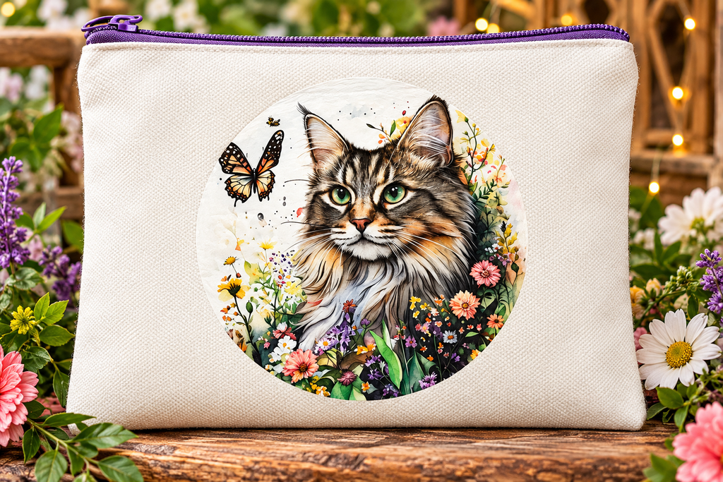 Small Canvas Zipper Bag