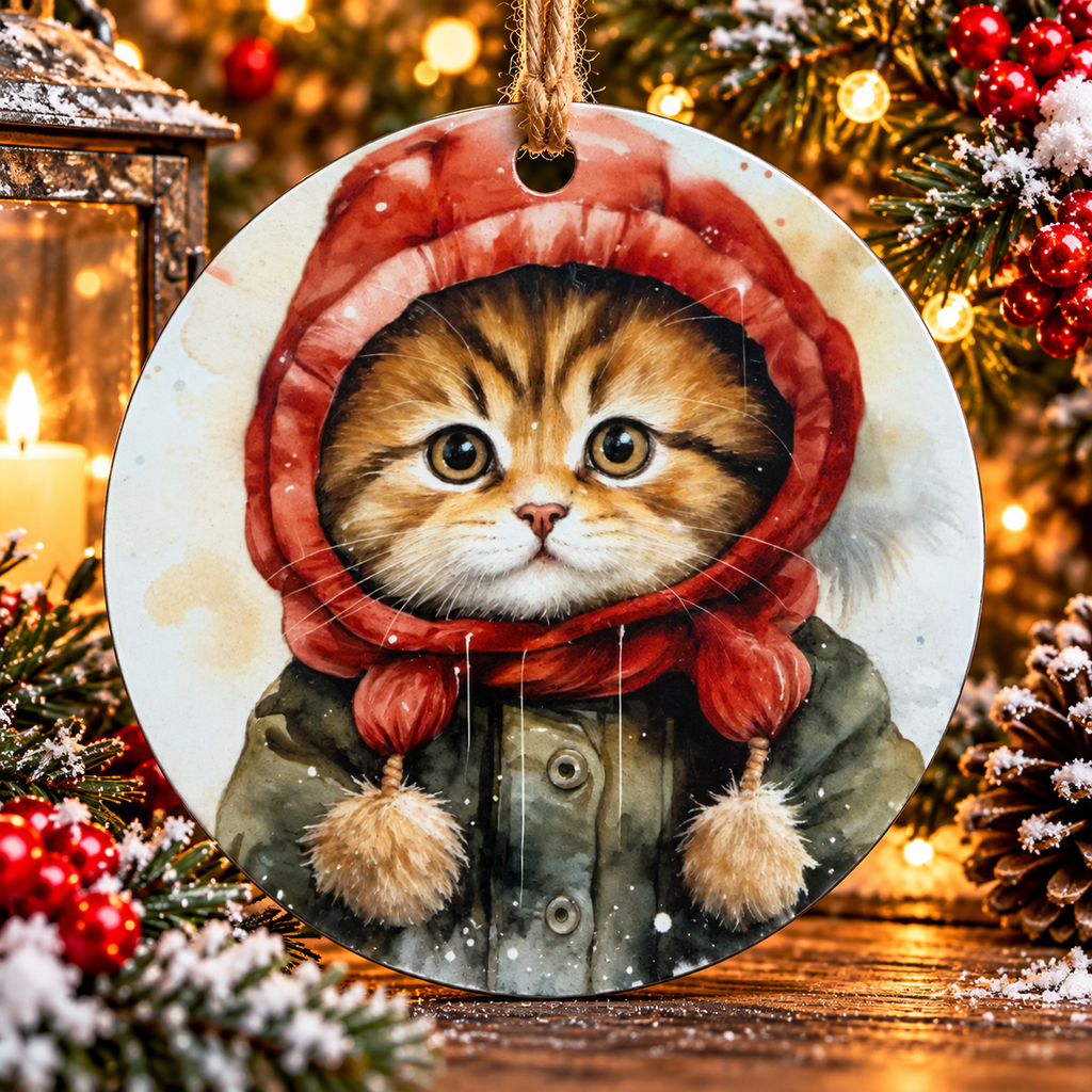 3 Inch Metal Ornament