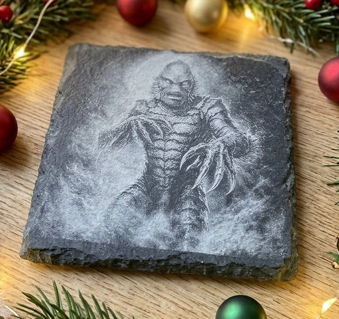 Slate Laser Engraved Coaster