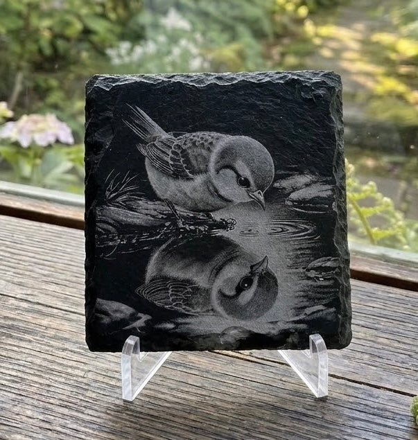 Slate Laser Engraved Coaster